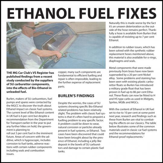 Ethanol Fuels