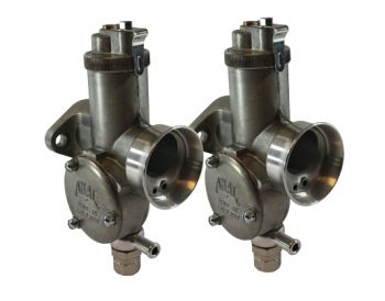 Carburettor set for a Triumph T120 Bonneville 1959