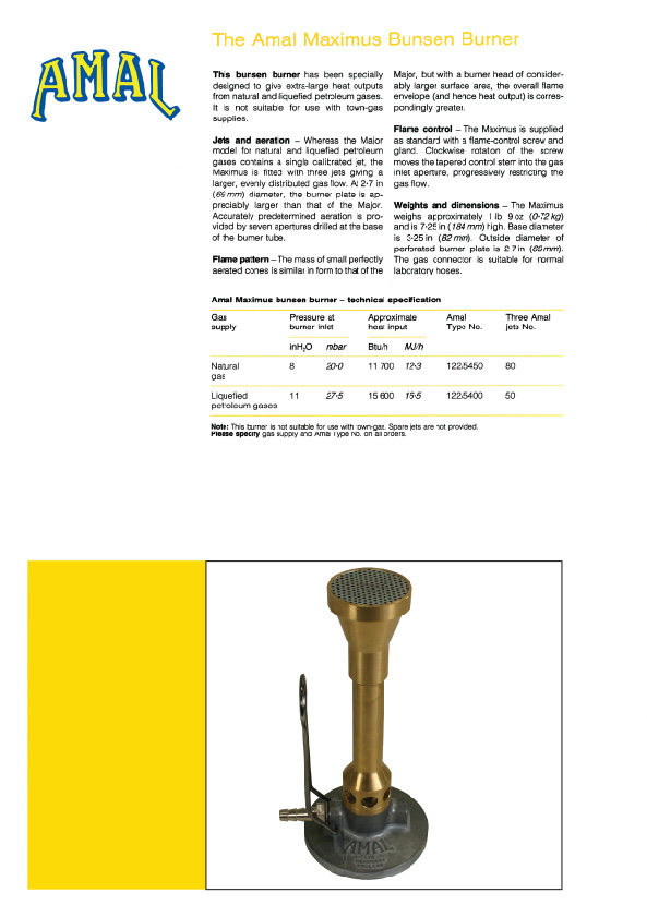 Bunsen Burner pg6